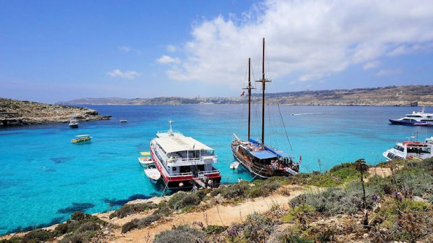 Insel Comino Blaue Lagune